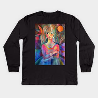 Painted lady Kids Long Sleeve T-Shirt